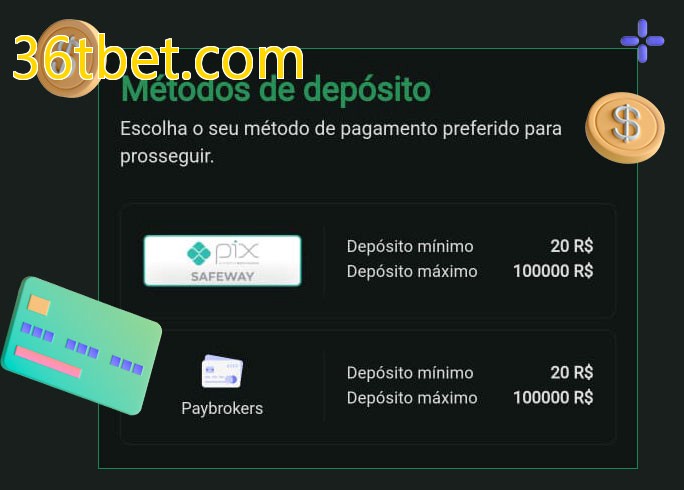 O cassino 36tbet.combet oferece uma grande variedade de métodos de pagamento